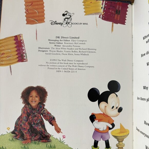 Disney Mickey Wonders Why Hardbacks 11 Books Vintage 1992 USA HomeSchool Mouse - Picture 7 of 15